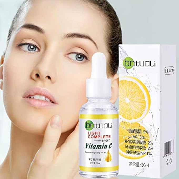 batuoli FACE WHITENING SERUMS,WHITENING FACIAL ESSENCE FOR DARK SPOTS | 30ML HYDRATING FACE ESSENCE FOR WOMEN FACIAL SKIN CARE PRODUCTS RENEW, REVITALIZE FINE LINES - Image 3